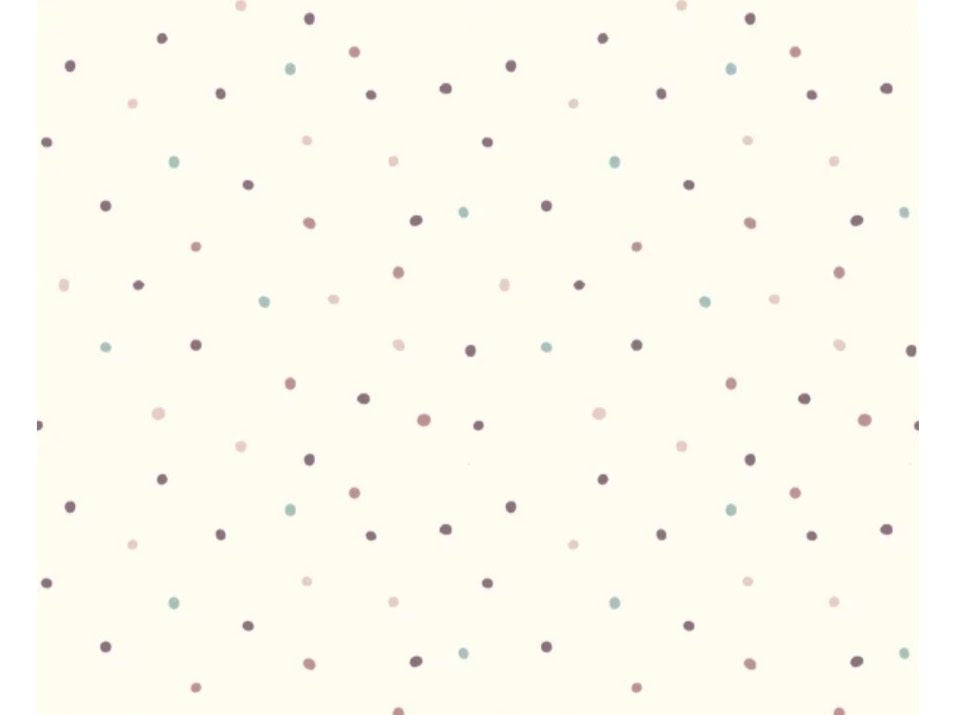 Loopschal weiß mit bunten Dots